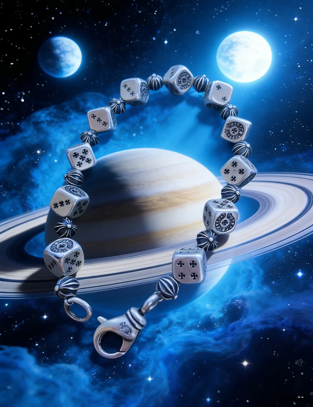2026 New S925 Pure Silver Men's and Women's Vintage Bracelet